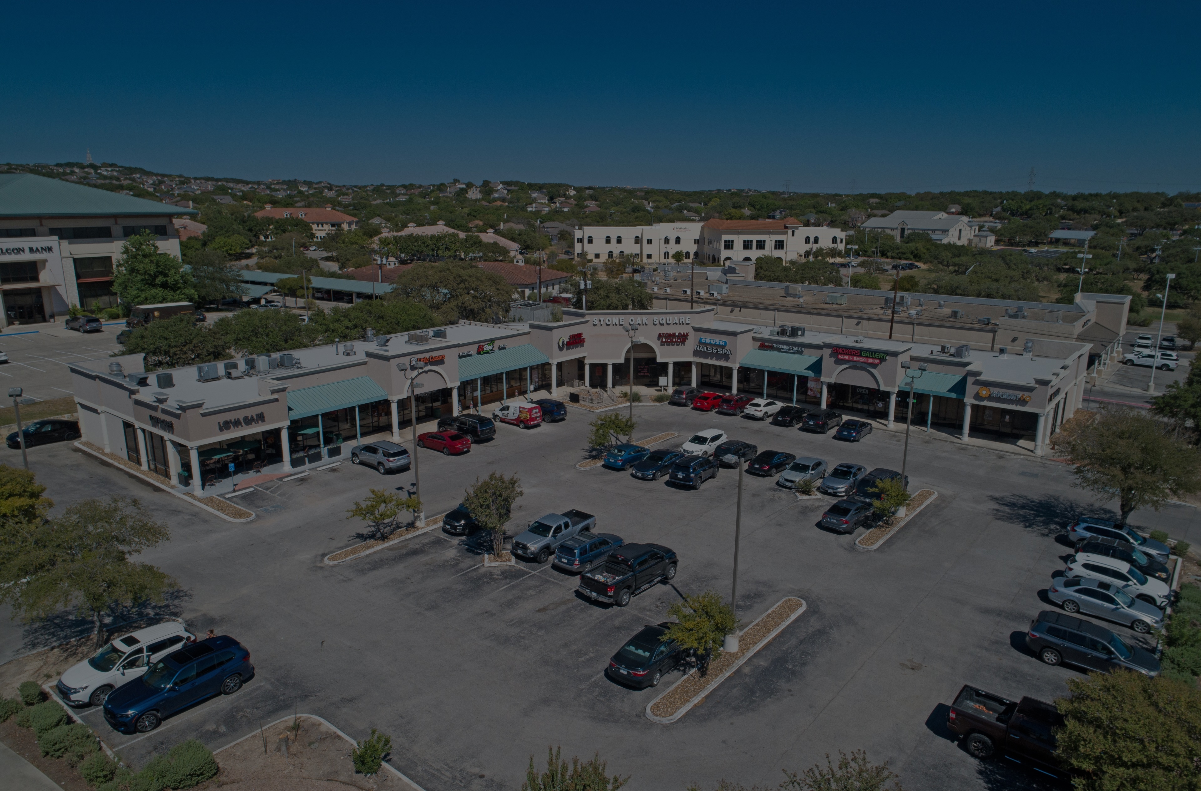 Stone Oak Square aerial view
