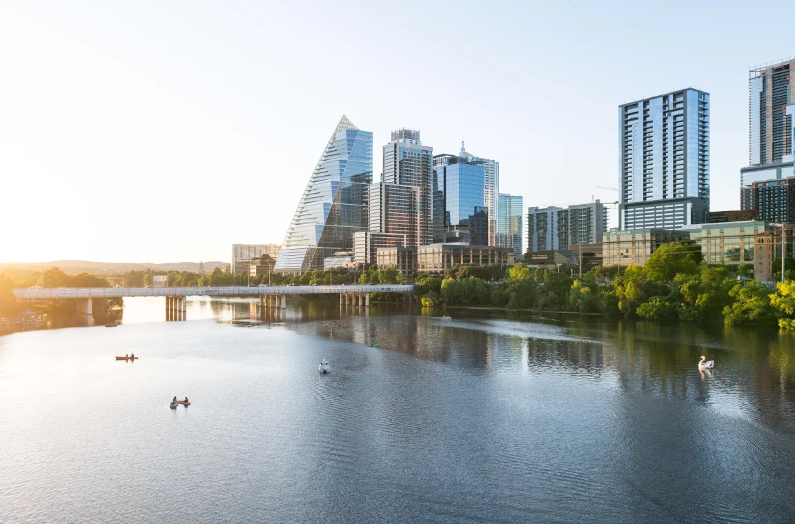 If you have seen a photo of Austin, chances are you have seen Lady Bird Lake. Sitting alongside downtown, it is the city's outdoor gathering place with miles of hike and bike trails wrapping around the shoreline. Kayaks, canoes, and paddleboards are available to rent throughout the day, making it one of the best ways to experience Austin from the water. 