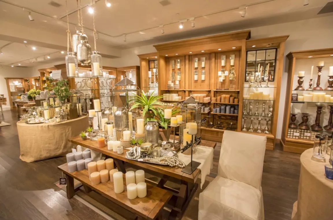 Pottery Barn store interior